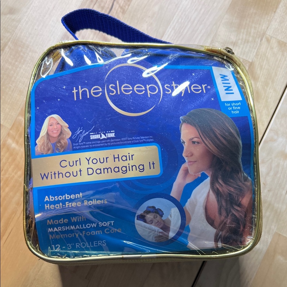 The Sleep Styler Heat-Free Hair Rollers - Blue